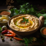 a pic of a bowel of humus from plantpoweredmeats.com